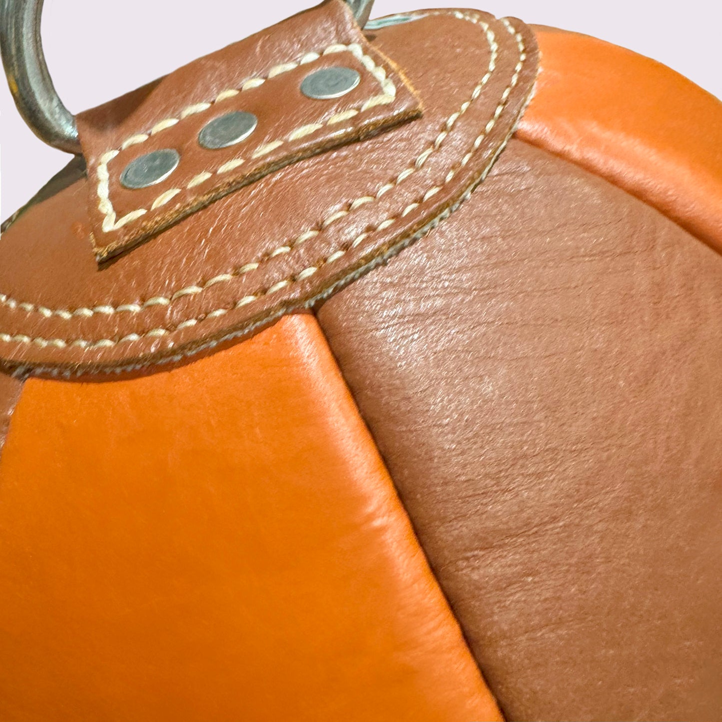 TUF WEAR CLASSIC BROWN LEATHER TOP TO BOTTOM (FLOOR TO CEILING BALL)