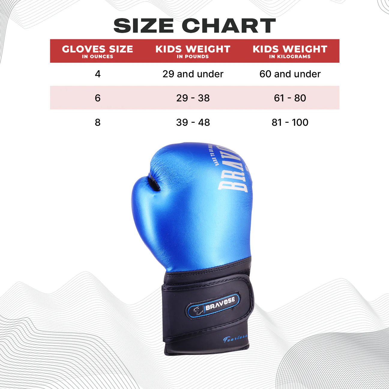 BRAVOSE FEARLESS JUNIOR GLOVES