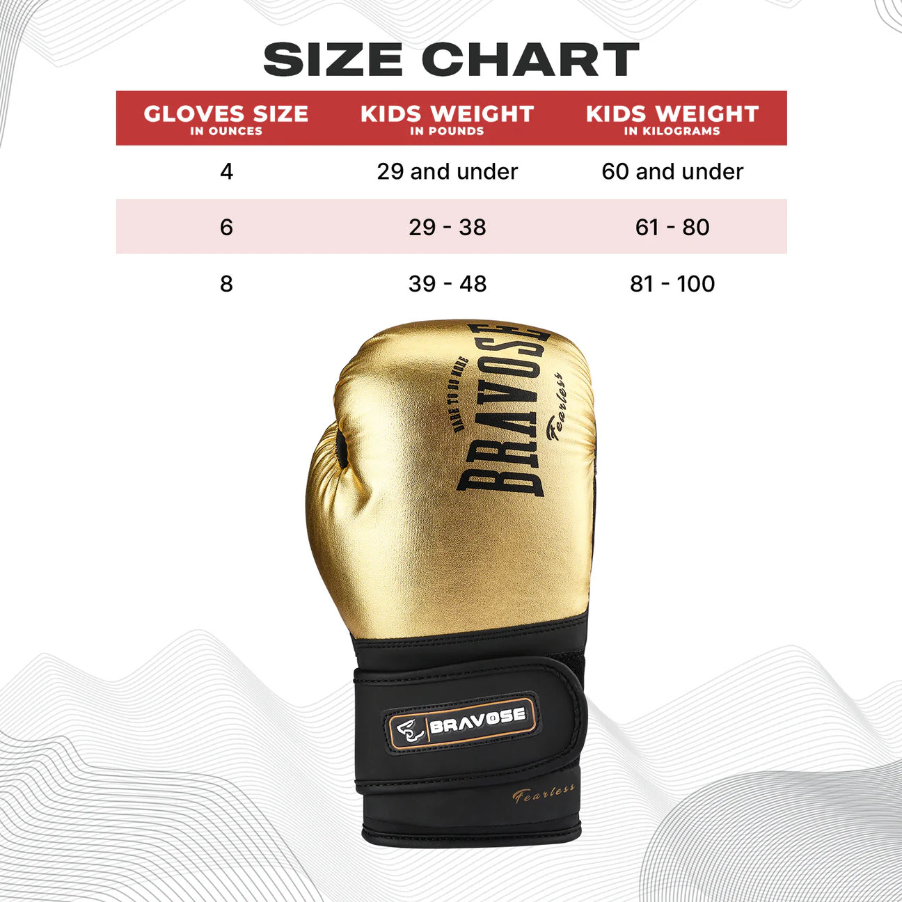 BRAVOSE FEARLESS JUNIOR GLOVES