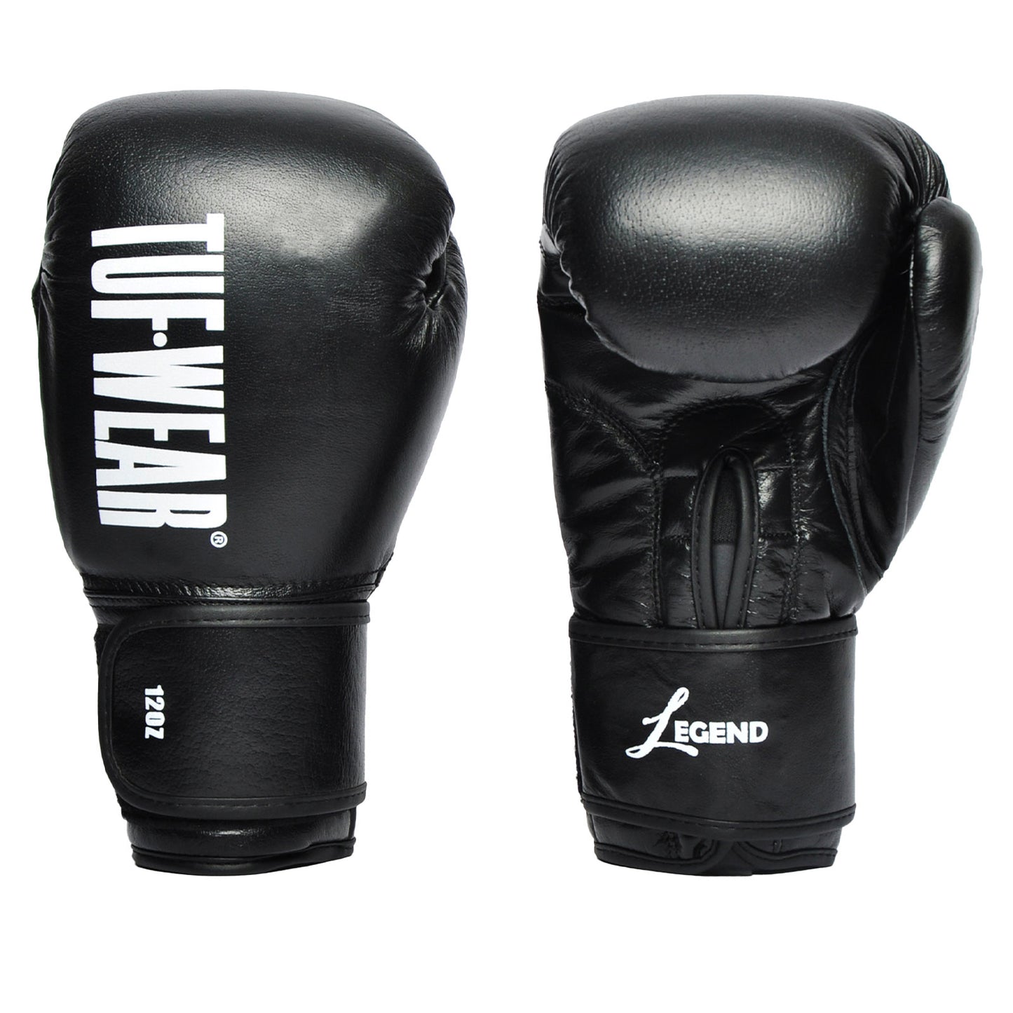 TUF WEAR LEGEND LEATHER HOOK AND LOOP SPARRING GLOVES