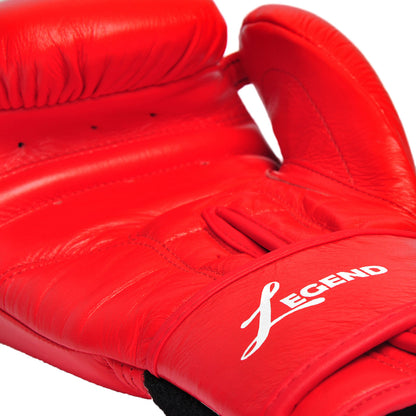 TUF WEAR LEGEND LEATHER HOOK AND LOOP SPARRING GLOVES