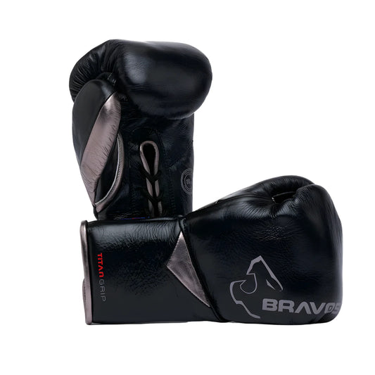BRAVOSE TITAN GRIP BBBOFC HORSEHAIR PRO FIGHT GLOVES